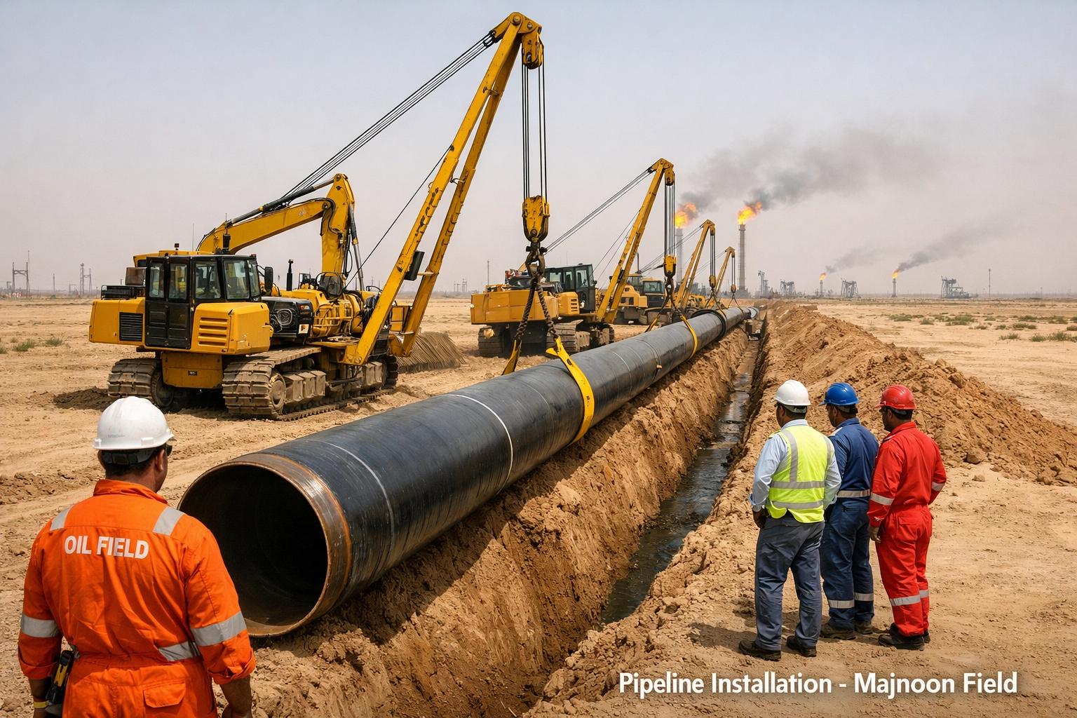 Pipeline Installation - Majnoon Oil Field