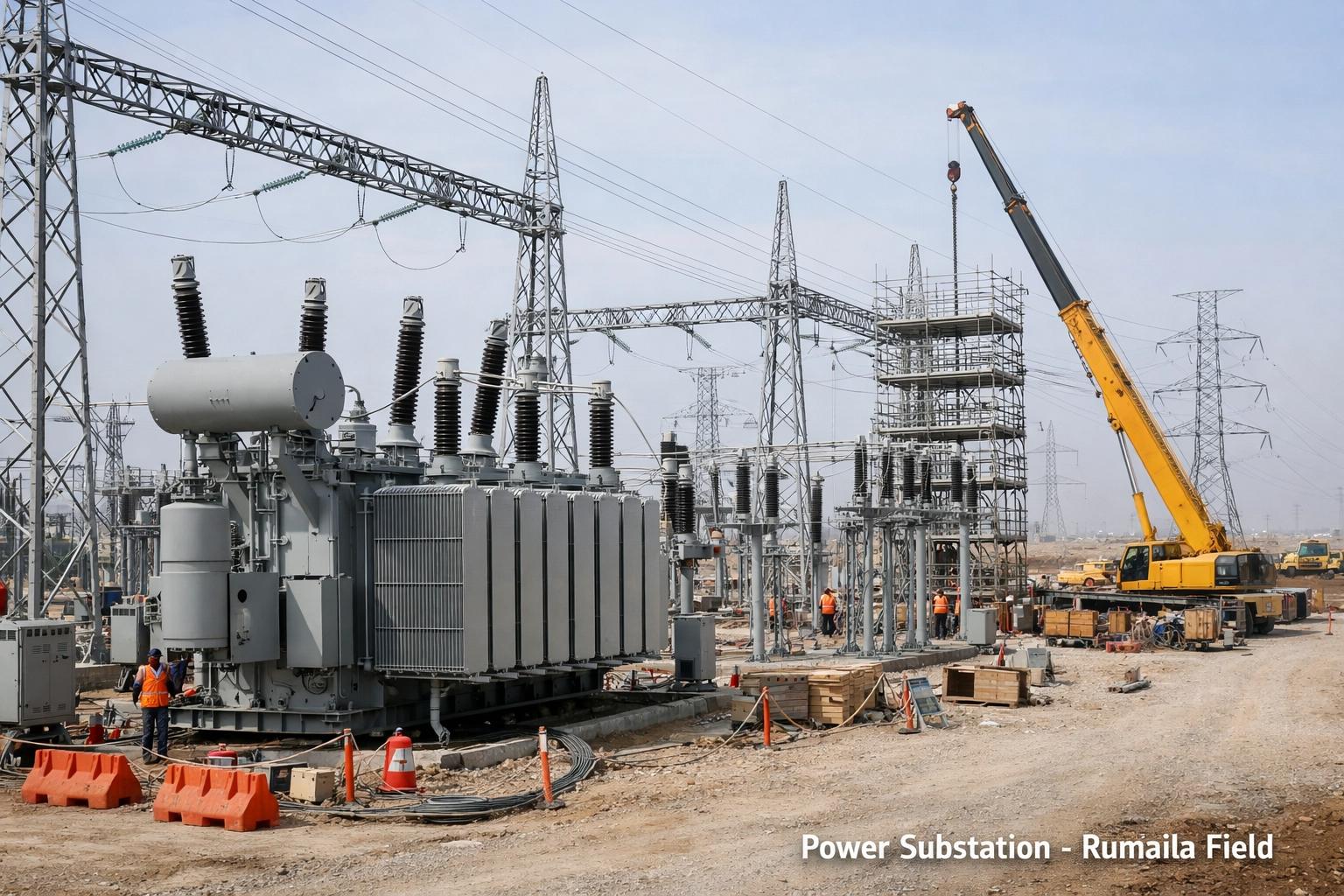 Power Substation Construction - Rumaila Field